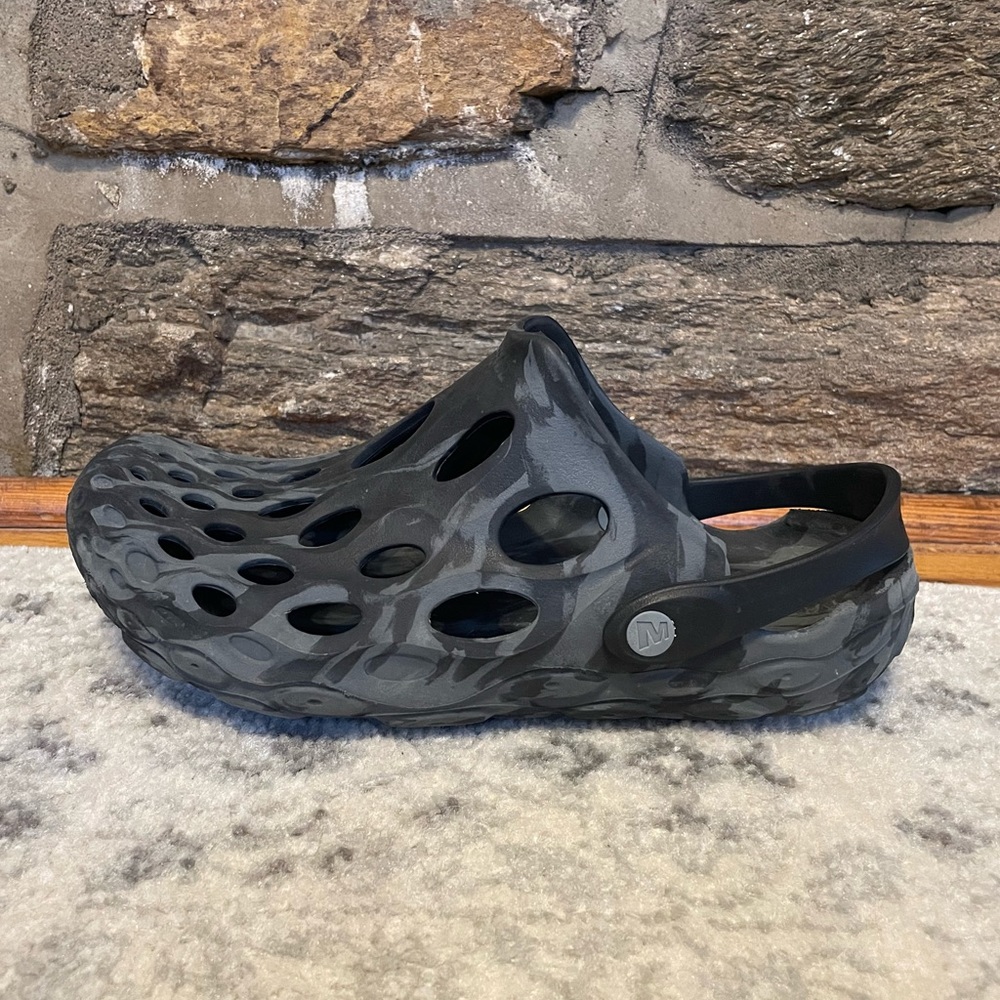 Merrell Hydro Moc - Clog Sandal Mule Size 8 Black Gray